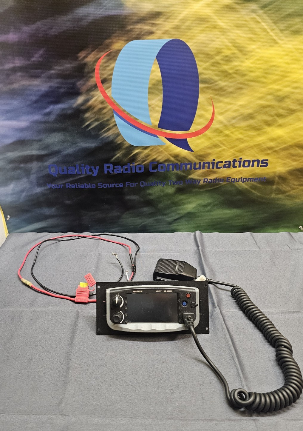 Harris UNITY CH-100 XG-100M VHF UHF Color Touchscreen Control Head w Mic