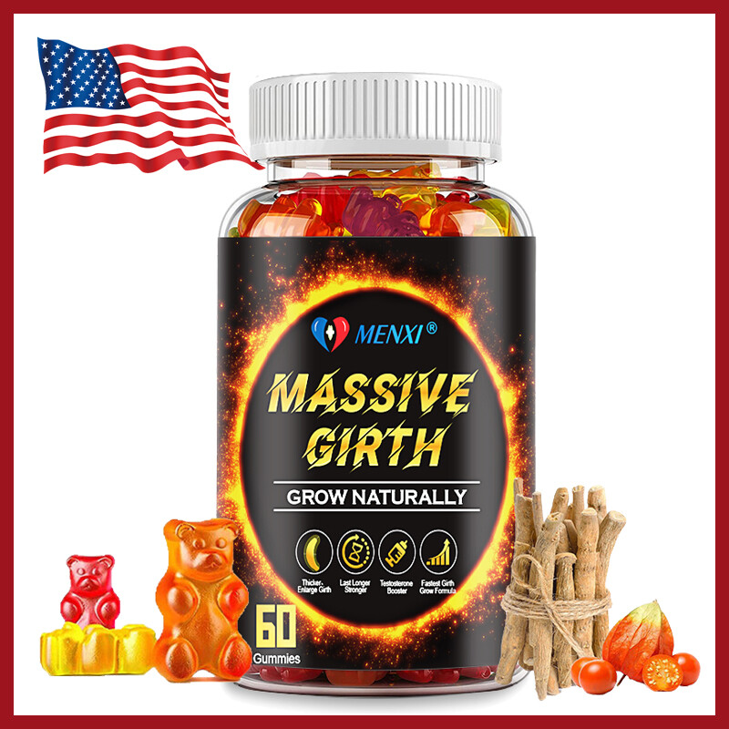 Male Enhancement Gummies Booster & Thicker Last Longer Stronger Bigger 60 Gummy
