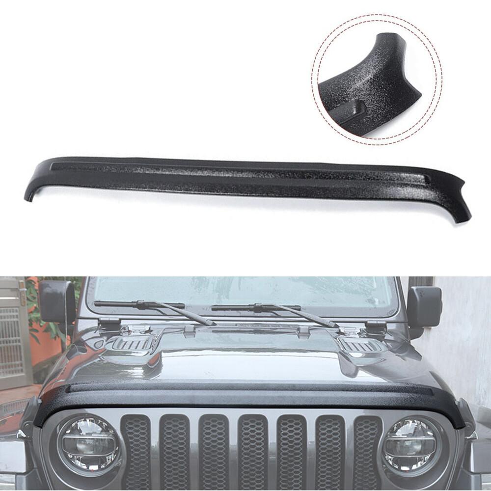 Hood Stone Guard Hood Air Deflector Bug Shield Fit For 2018-2022 Jeep Wrangler