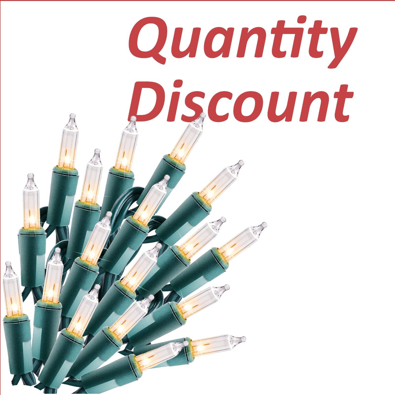 PHILIPS 100 Mini Clear String Light Green Wire, Warm White 25 ft Christmas Décor