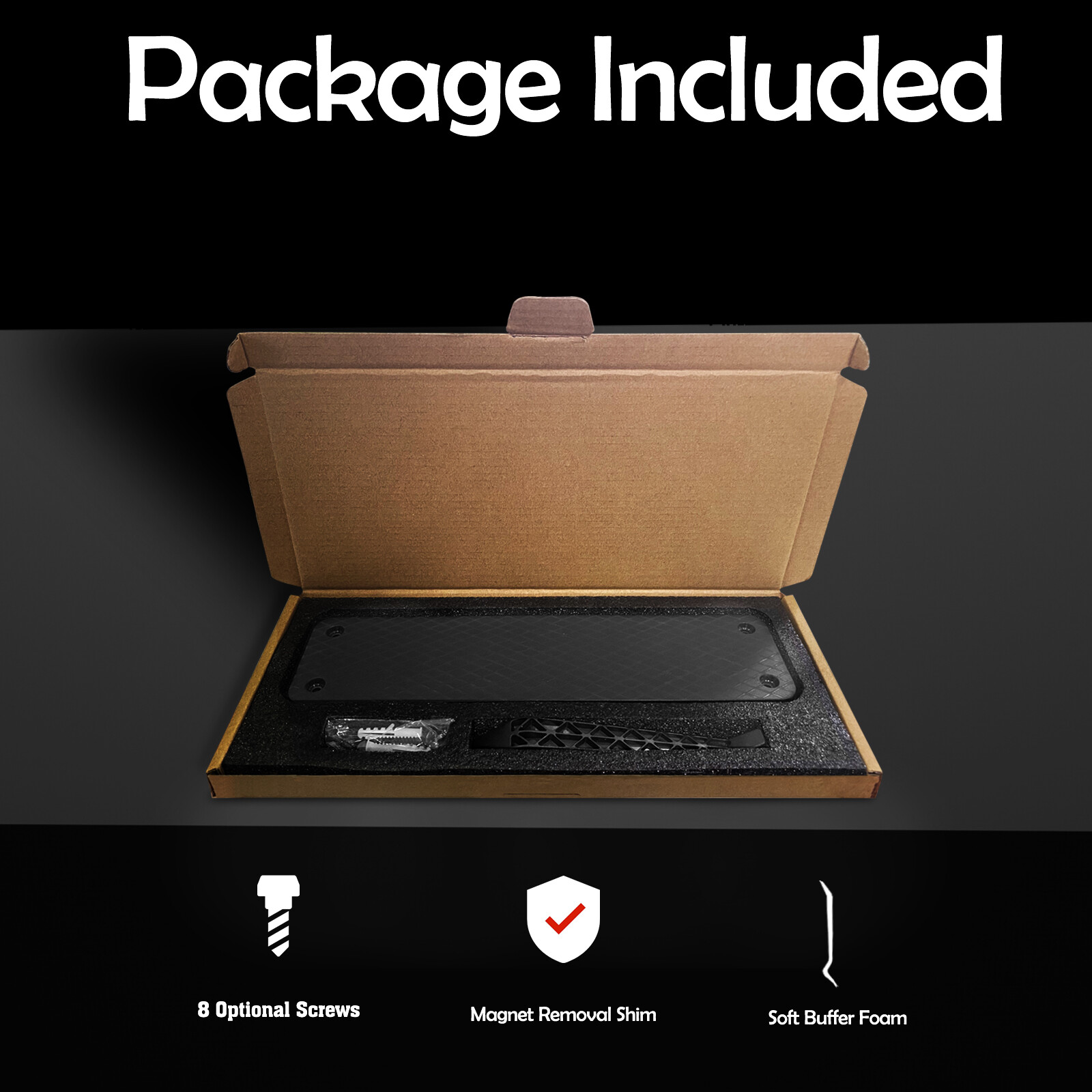 Magnetic Ammunition Holder, Gun Magnet Double Sided holder,Gun Magazine Storage