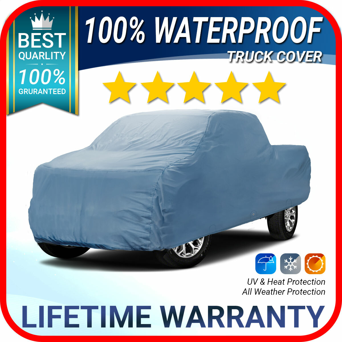 For [RAM] 100% Waterproof / Lifetime Warranty Premium Custom Truck Car Cover