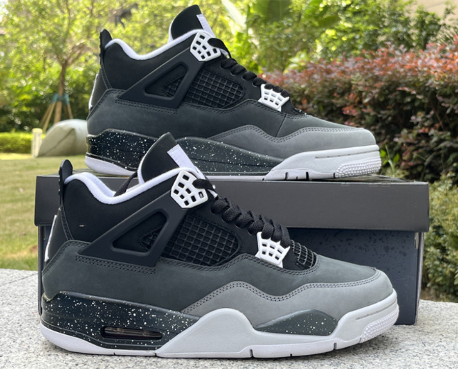 Jordan 4 "Fear" Mid Top Men's Retro Basketball Shoes Us Size 6-12