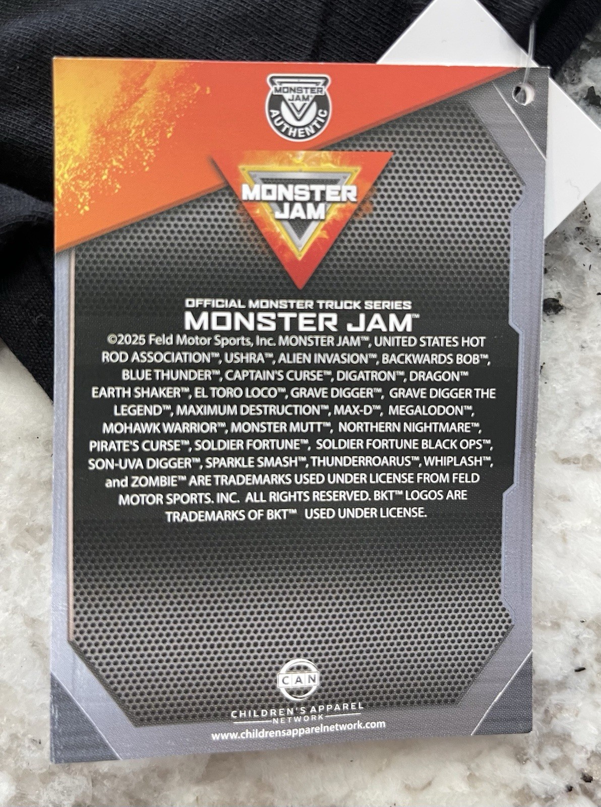 Monster Jam 2026 Official Grave Digger T-Shirt Black Youth S,L,XL-Monster Truck