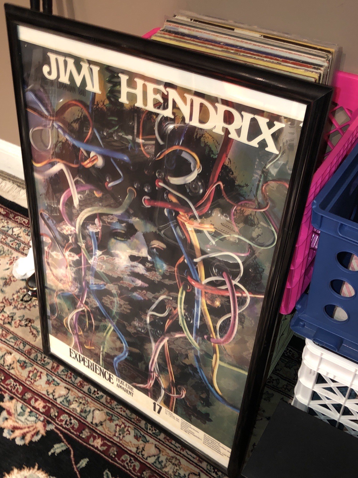 Jimi Hendrix - Presented by Lippmann + Rau - German Concert Poster Litho NICE!