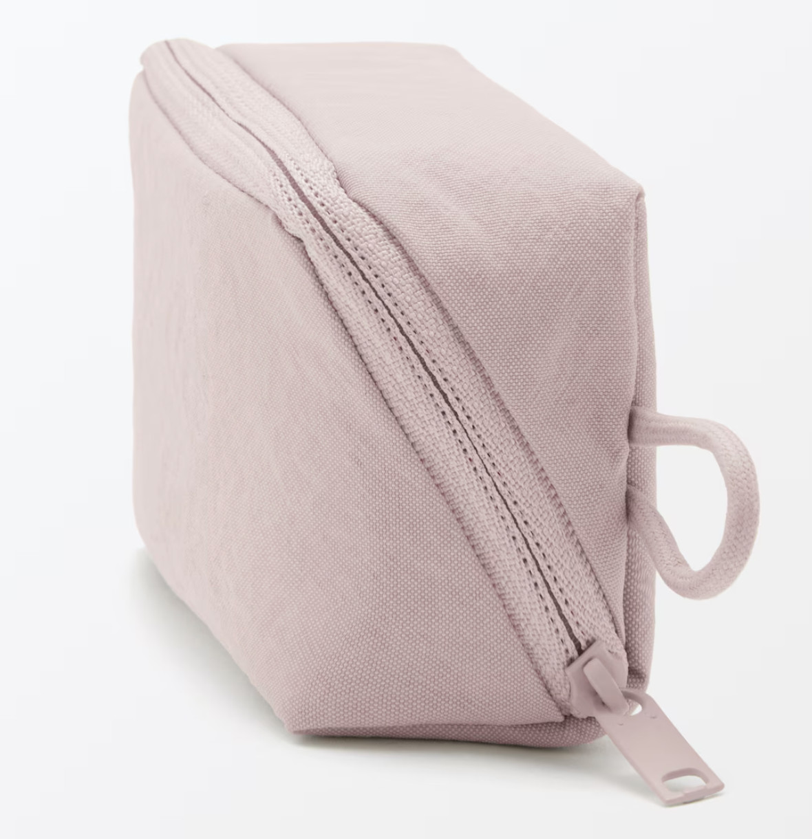 New Muji Wrinkle nylon wide opening pouch 11 x 6 x 3.5 cm