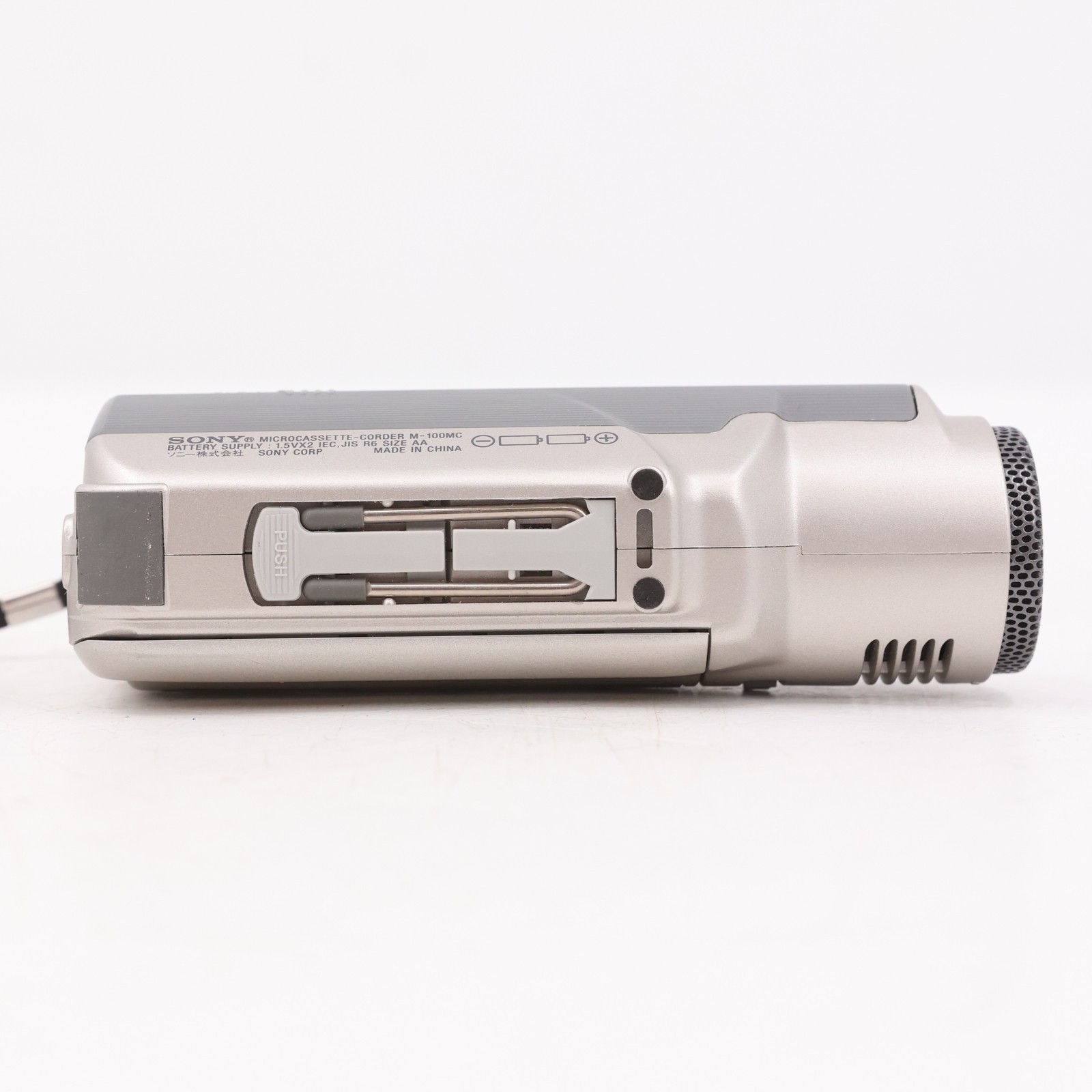 Sony M-100MC Microcassette Corder Voice Recorder Clear Voice Car Power Adapter