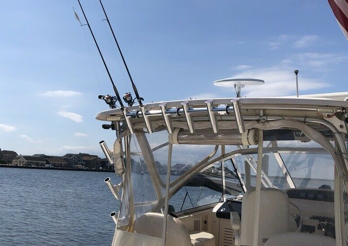 Brocraft Boat Hardtop Rod Rack/Boat T-TOP Rod Rack/Boat Rocket Launcher