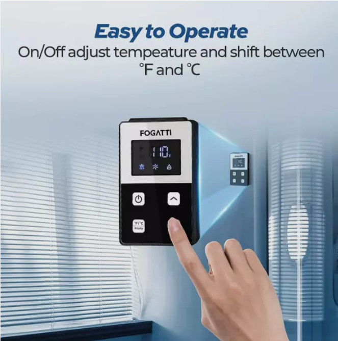 Used 2.5GPM 48,000 BTU RV Tankless Water Heater with 15x15 White Door