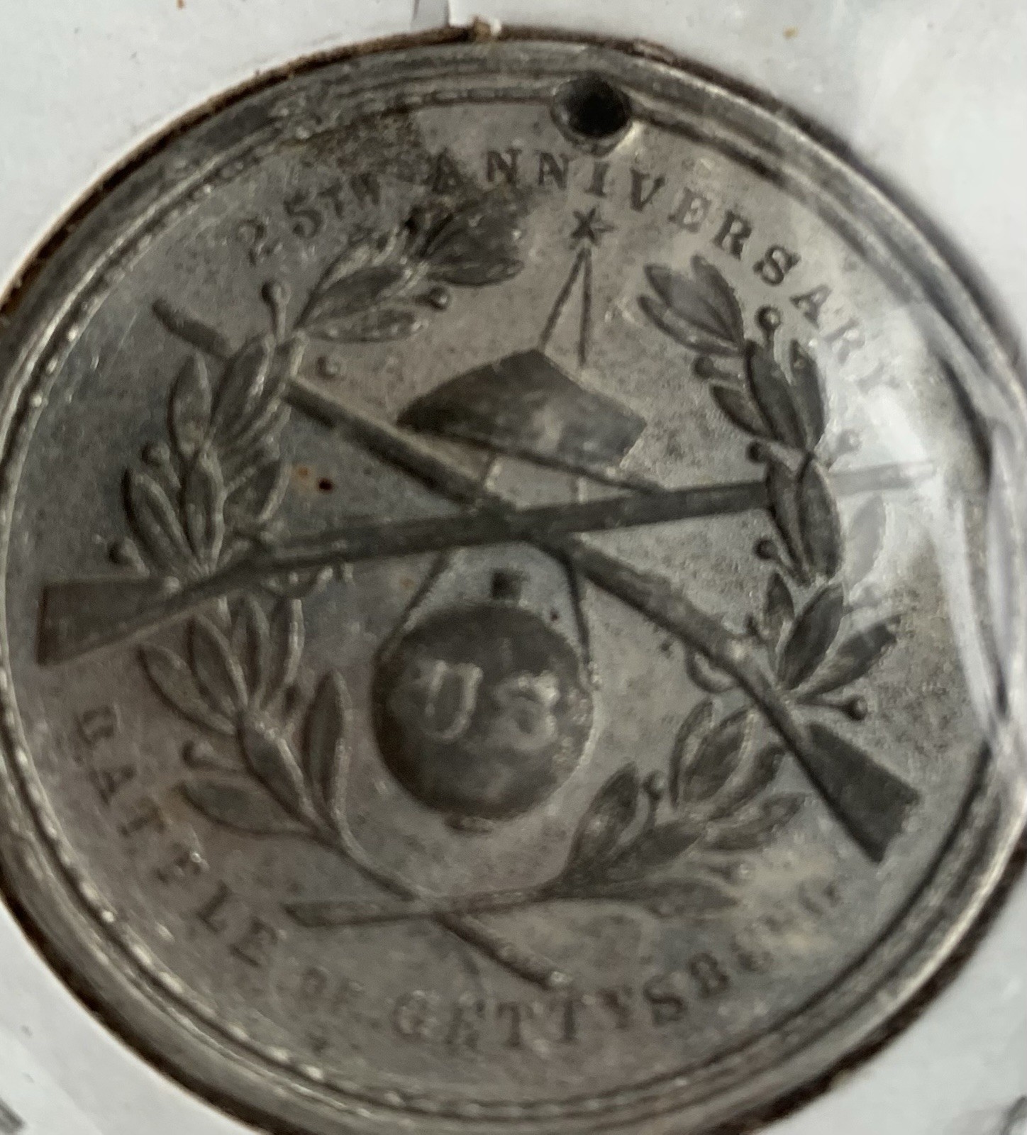 1888 Gettysburg 25 Th Anniversary Coin