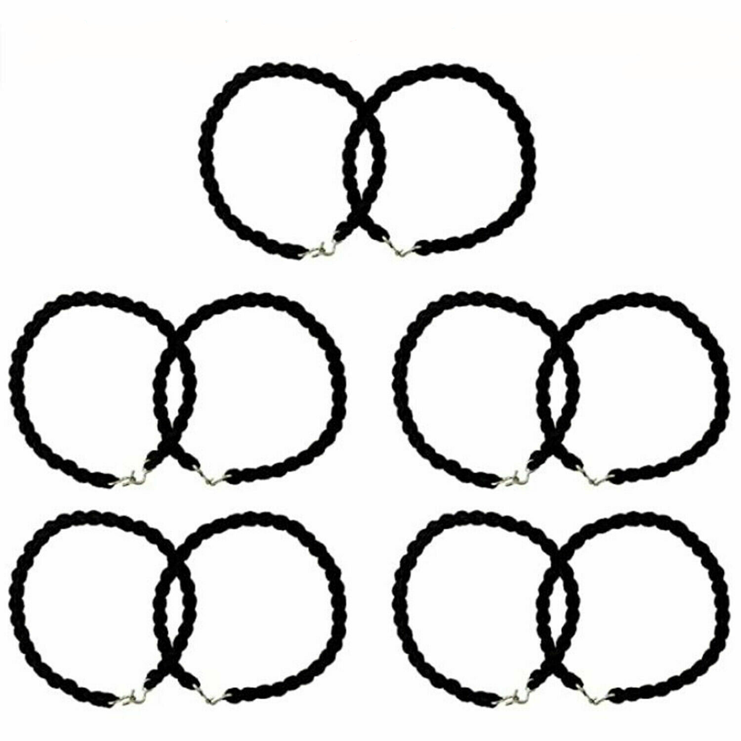 5/10 Pair Green/Black Elastic Boot Bands USMC Military Blousing Straps