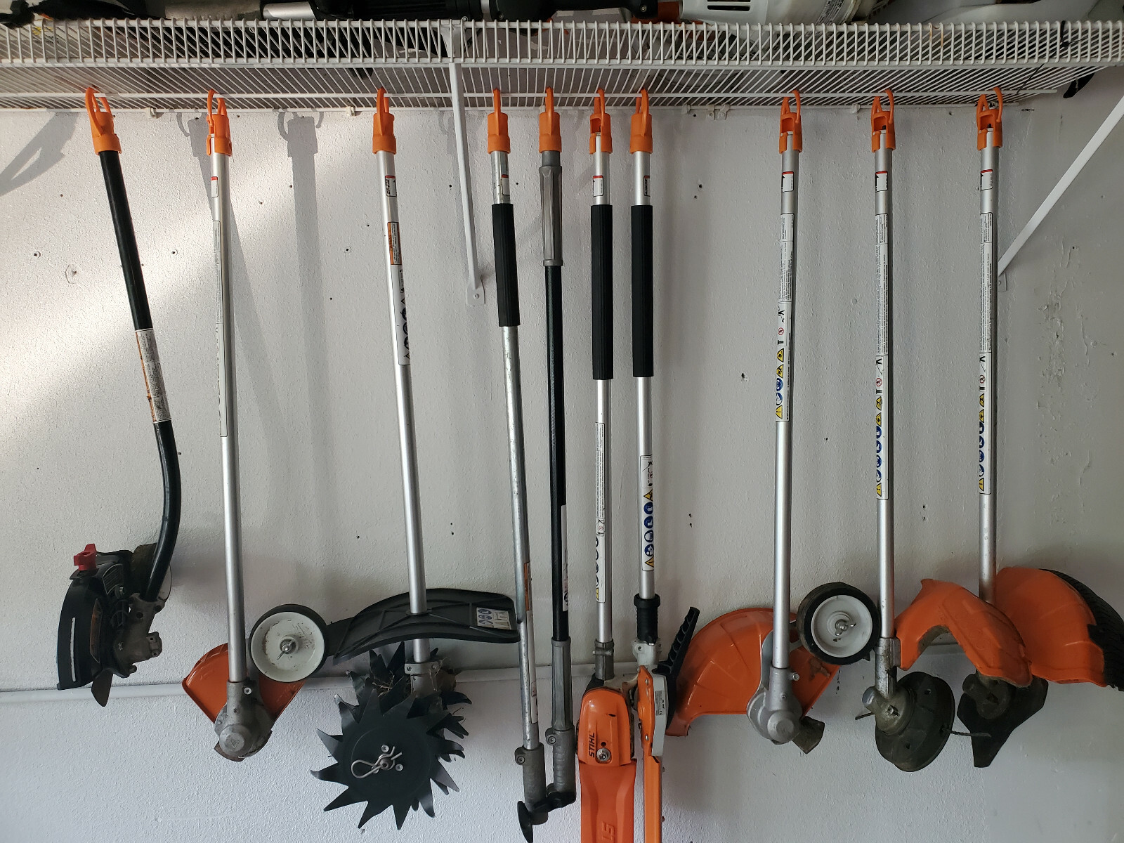 Dault Hanger for Stihl Kombi Attachments , Cap Made in USA,  (3 pack)  SEE VIDEO