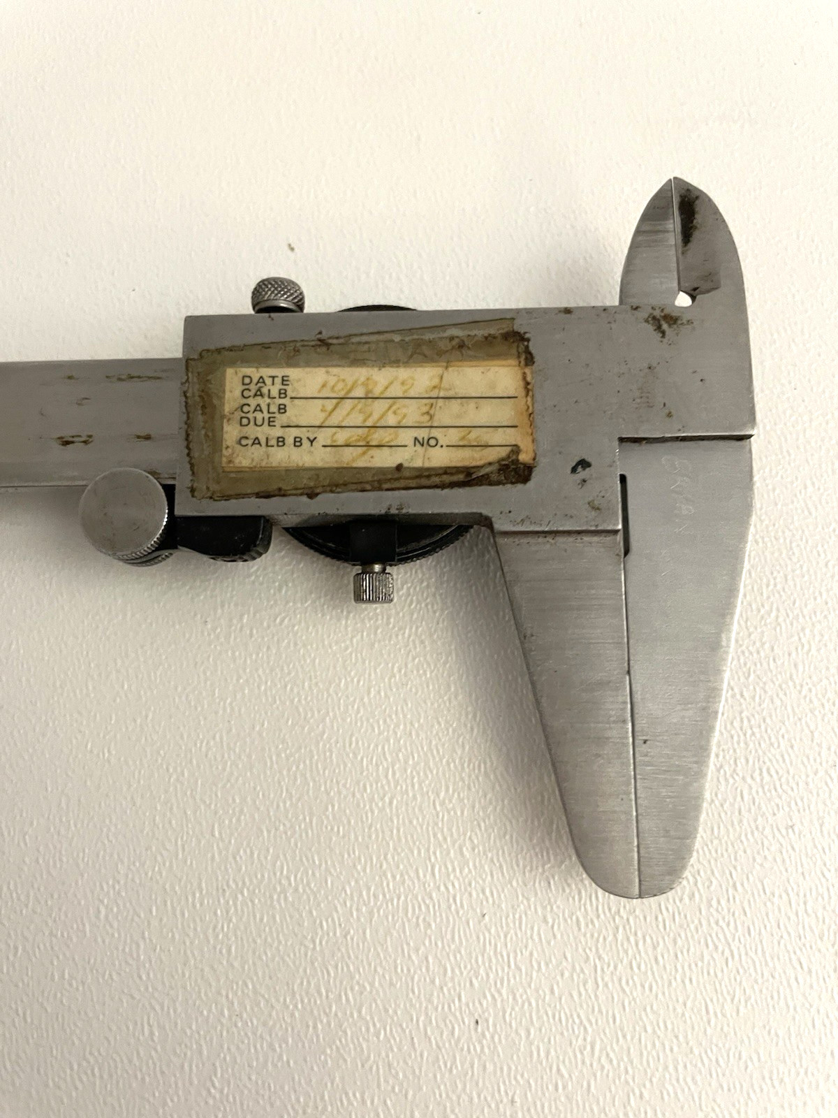 Vintage Mitutoyo Dial Caliper 8 Inch Stainless Hardened Made In Japan .001