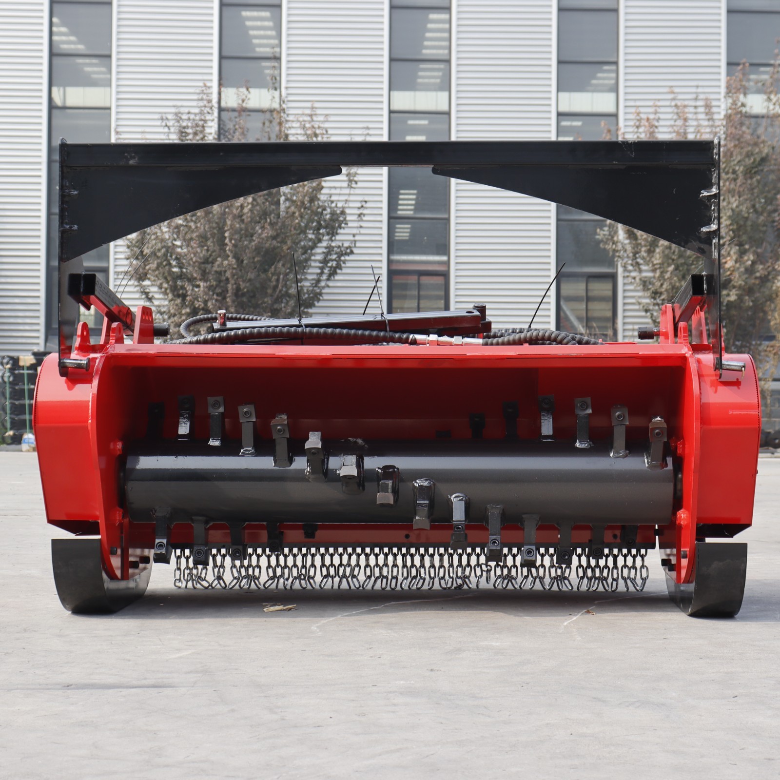 46in Forestry Mulcher Attachment Wood Chipper Brush Mower Fits Bobcat Skid Steer