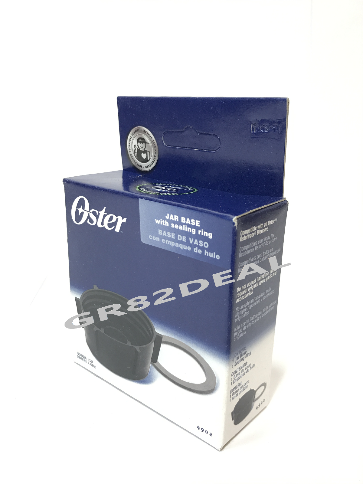 New Oster 4902 Blender Jar Base With Sealing Ring Genuine Original Parts