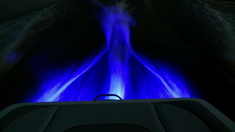 BLUE BTS BOAT DRAIN PLUG LIGHT MADE IN THE USA! - THE BRIGHTEST THAT EXIST!