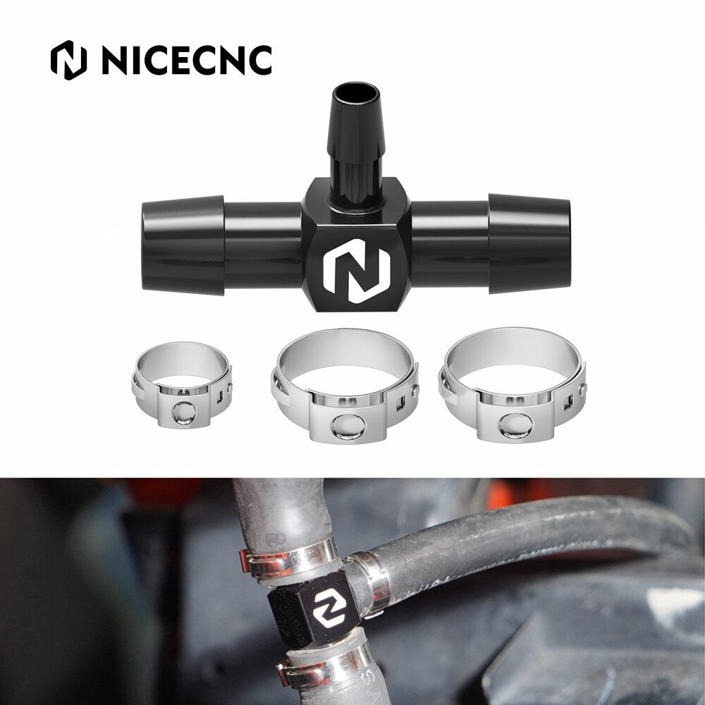 For Can-Am Maverick X3 TURBO Tee Coolant Fitting Radiator Hose Connector 2017+