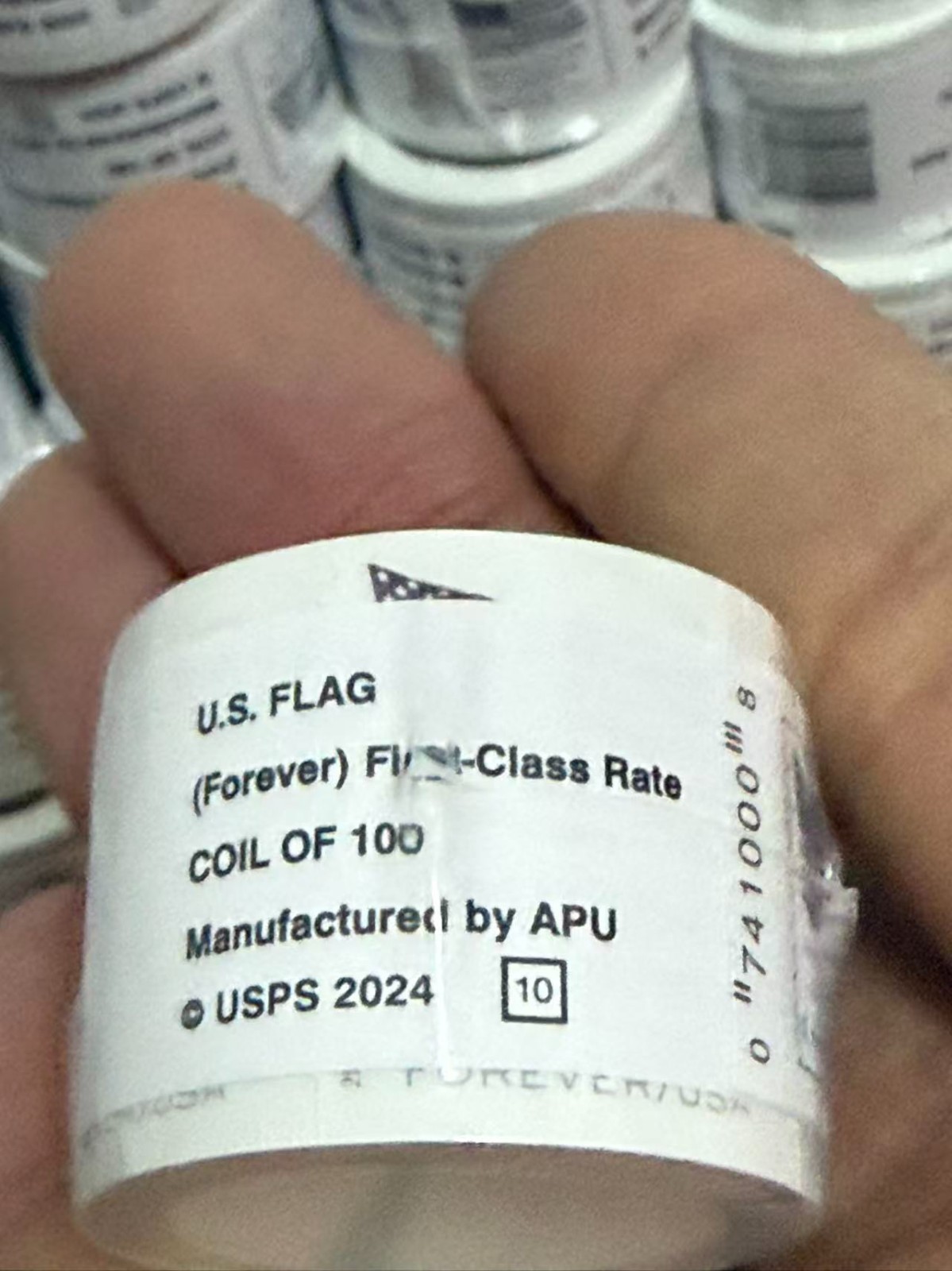 5 rolls of 500 USPS - Postage Free Ship!!-500 PCS-Special Sale!! New seal