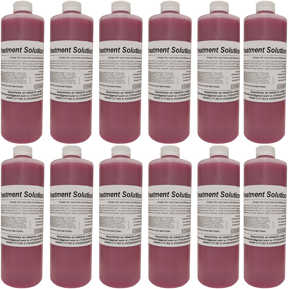 Case of Outdoor Furnace Anti-Corrosion Chemical Treatment G2 (12 qts)