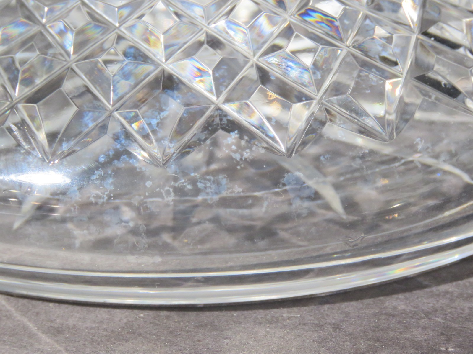 Waterford "Lismore" Pattern Irish Crystal Ship's Decanter