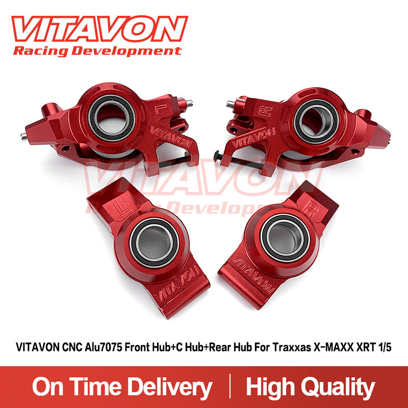 VITAVON CNC Alu7075 Front Hub+C Hub+Rear Hub For Traxxas X-MAXX XRT 1/5 5 Colors
