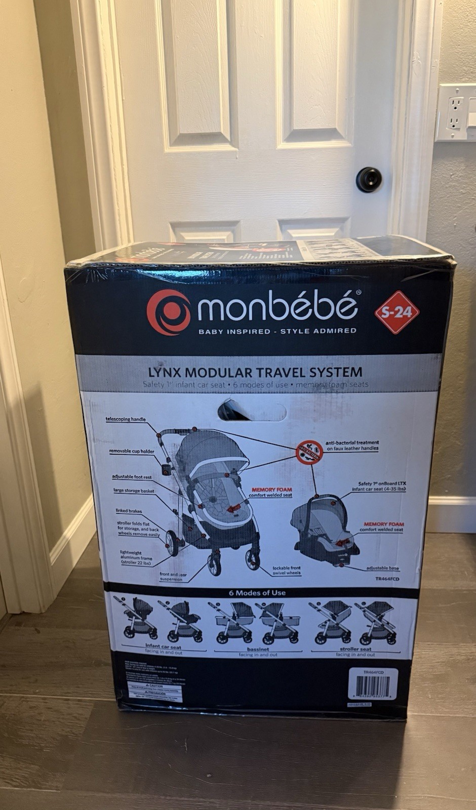 Monbebe TR464FCD Unisex Car Seat Stroller Combo