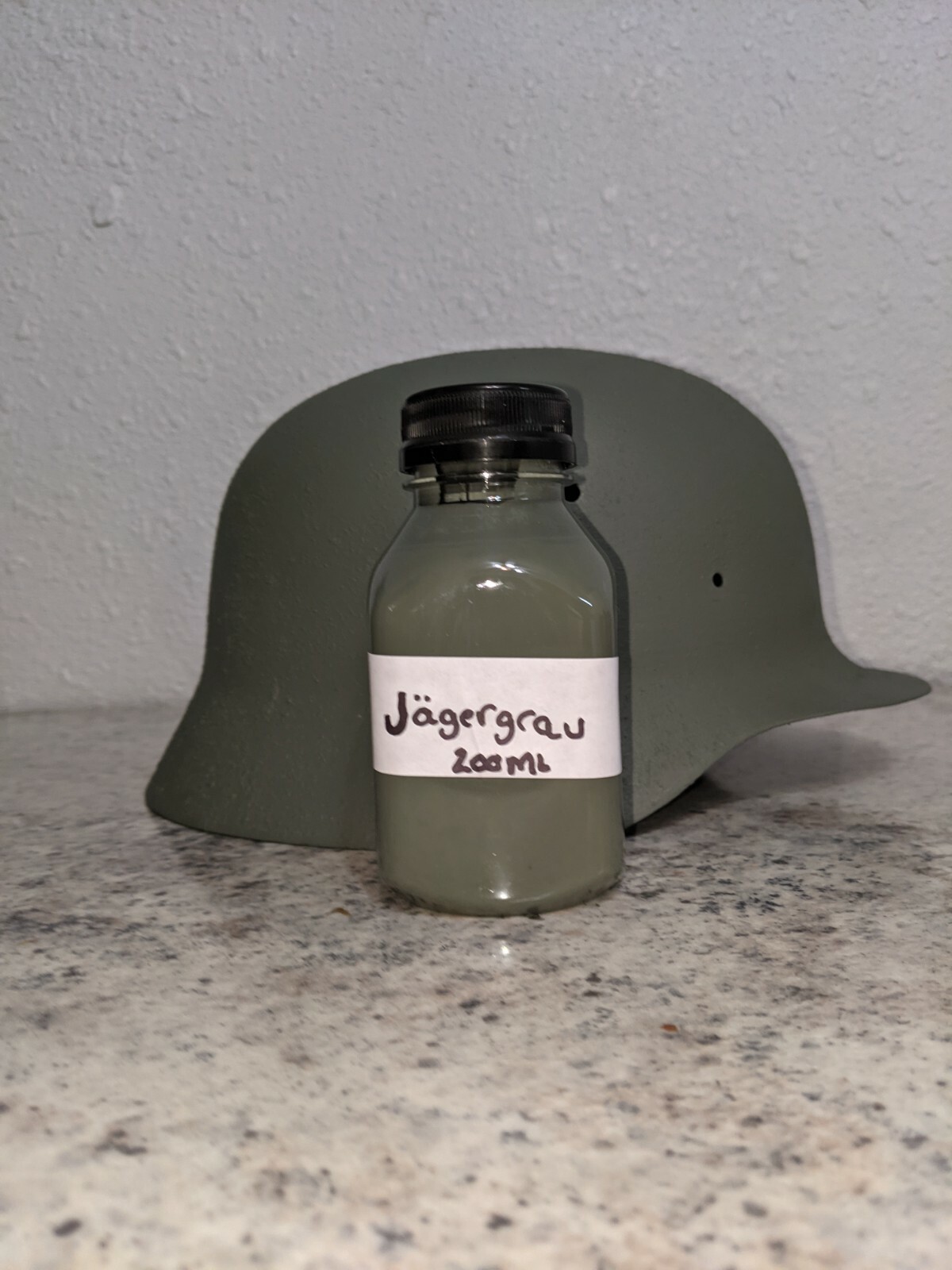 WW2 German Hunter Grey helmet paint Jagergrau 200ml