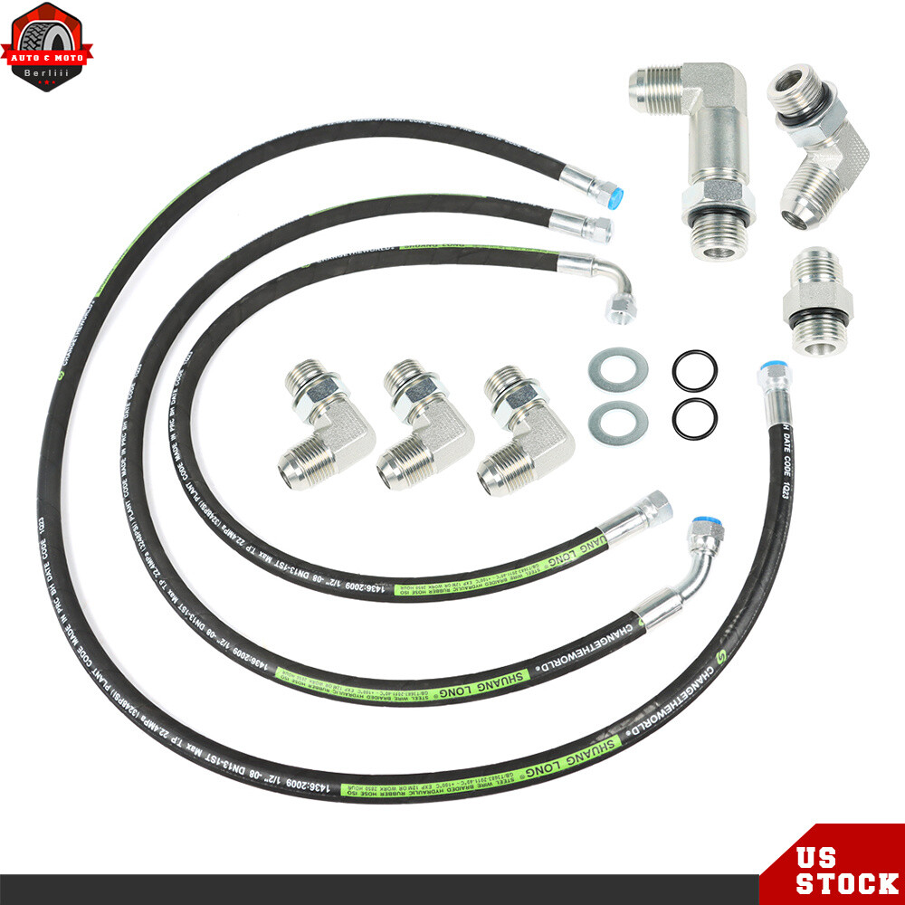 Duramax Transmission Lines Cooler Hose HEAVY-DUTY For 06-10 Chevy 6.6L w/Allison