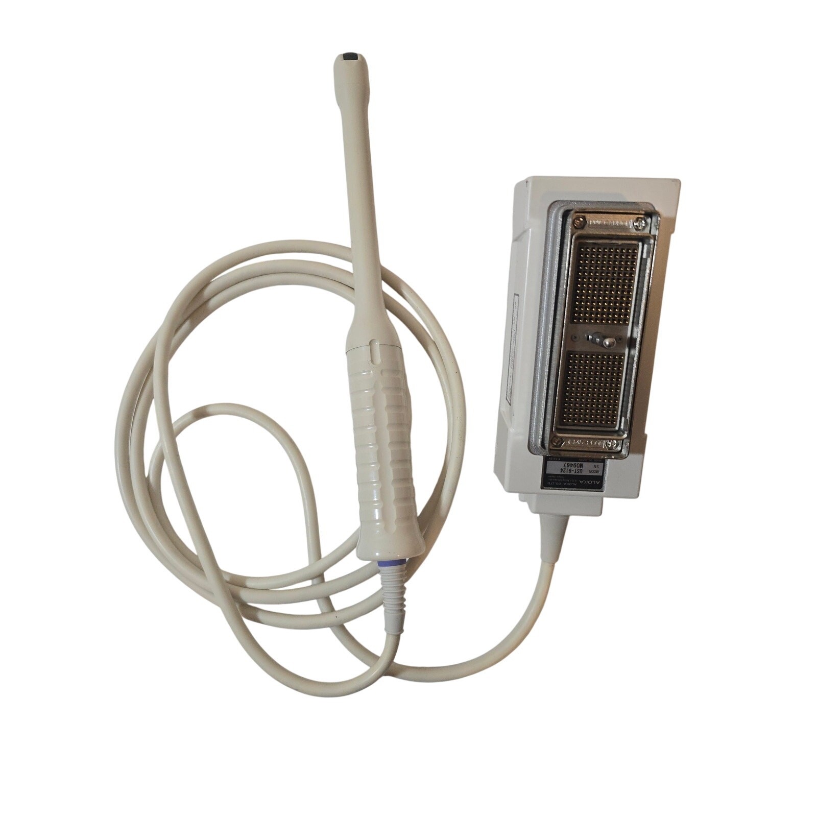 ALOKA UST-9124 Endocavity Ultrasound Transducer Probe OEM Connector Cable