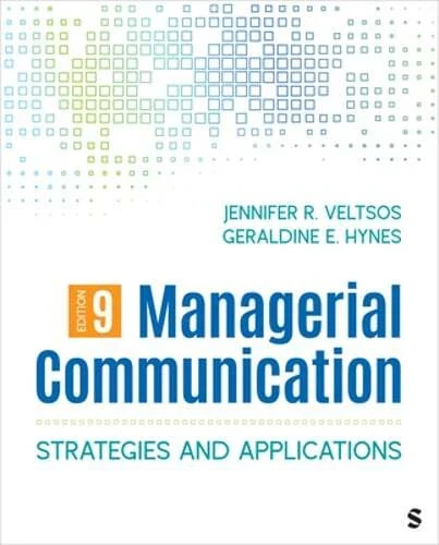 Managerial Communication: Strategies and... by Jennifer R Veltsos-9781071925256