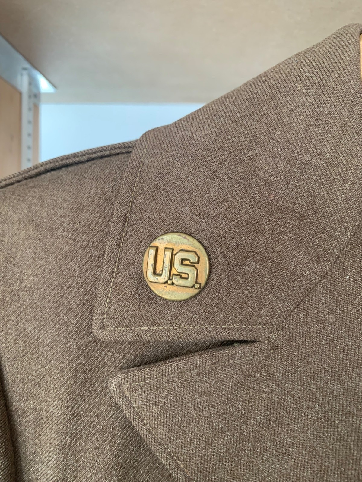 WW2 US ARMY IKE JACKET 2ND ARMORED DIVISION HELL ON WHEELS