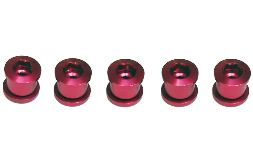 OMNI Racer WORLDS LIGHTEST Crankset Chainring Bolts Fits Shimano, Sram: RED