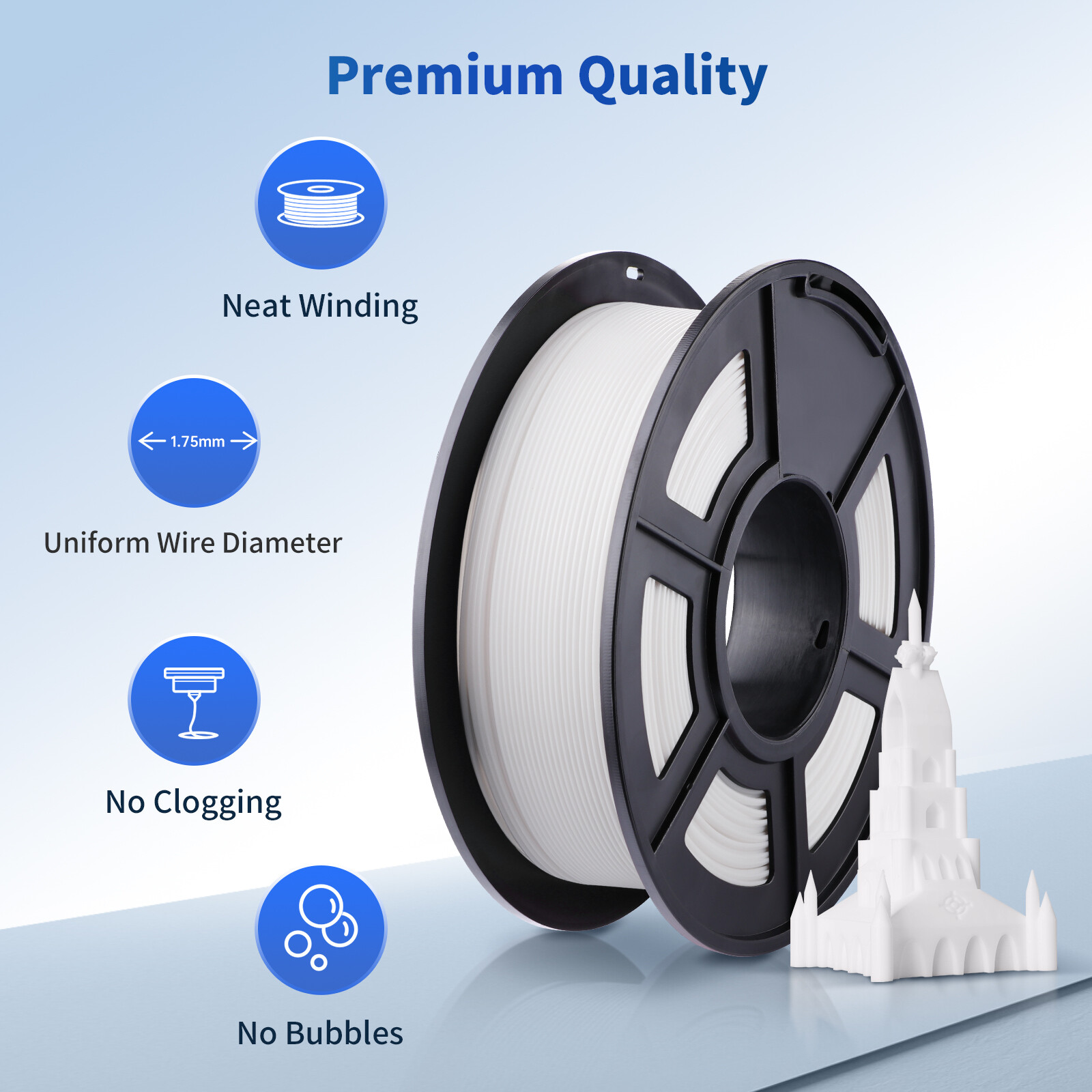 【Buy 3 Pay 2】ANYCUBIC 1.75mm PLA 3D Filament 1KG FDM 3D Printer Materials US