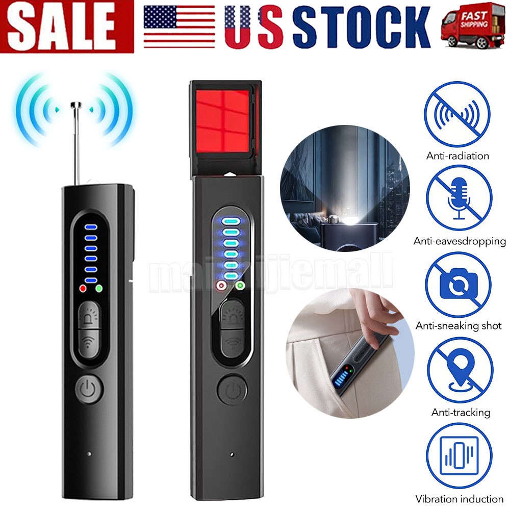 Portabl Hidden Camera Detector, Camera Detector, Anti Spy, GPS Tracker Detector