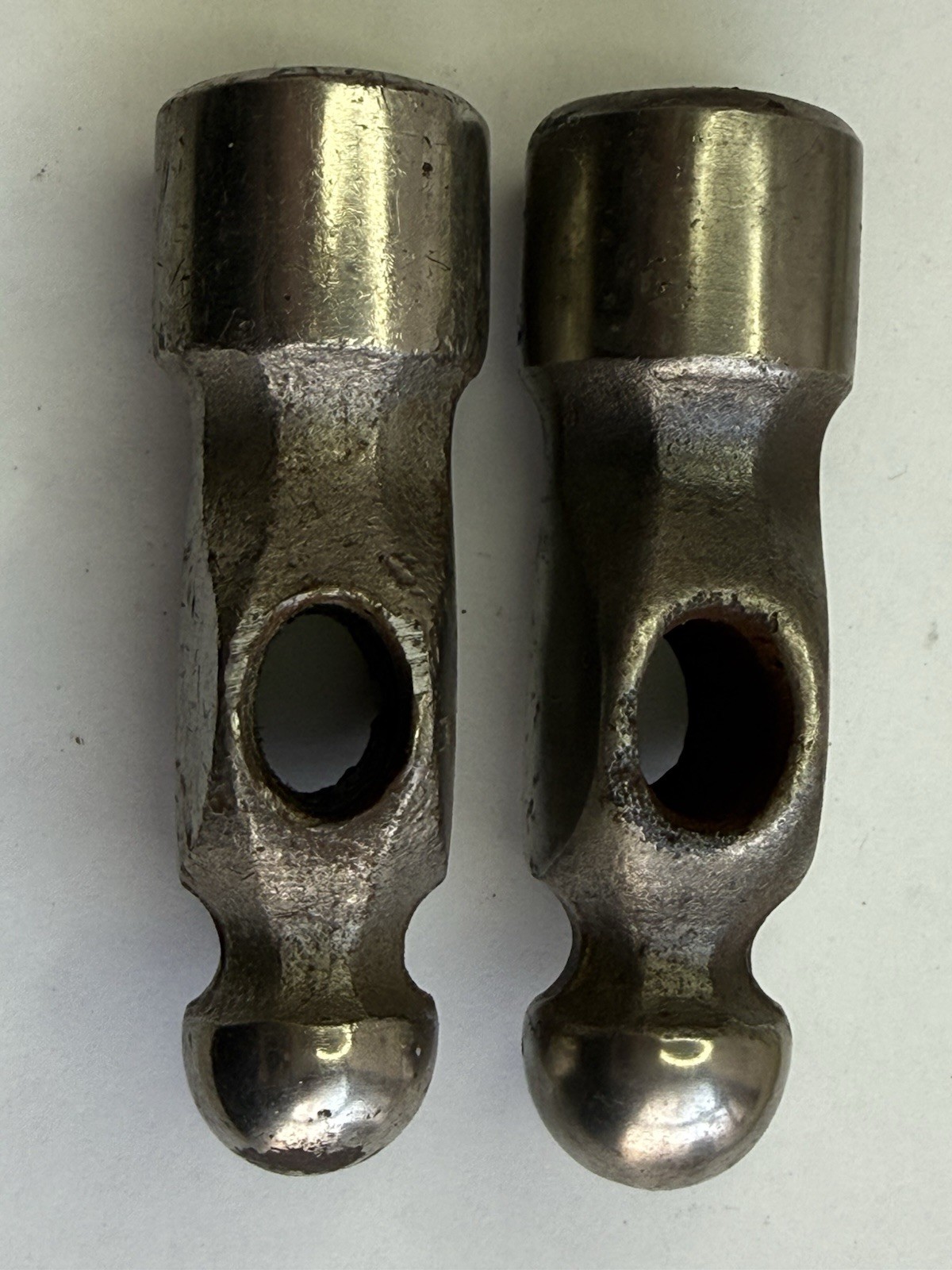 2 Craftsman Ball Peen Hammer Heads Used