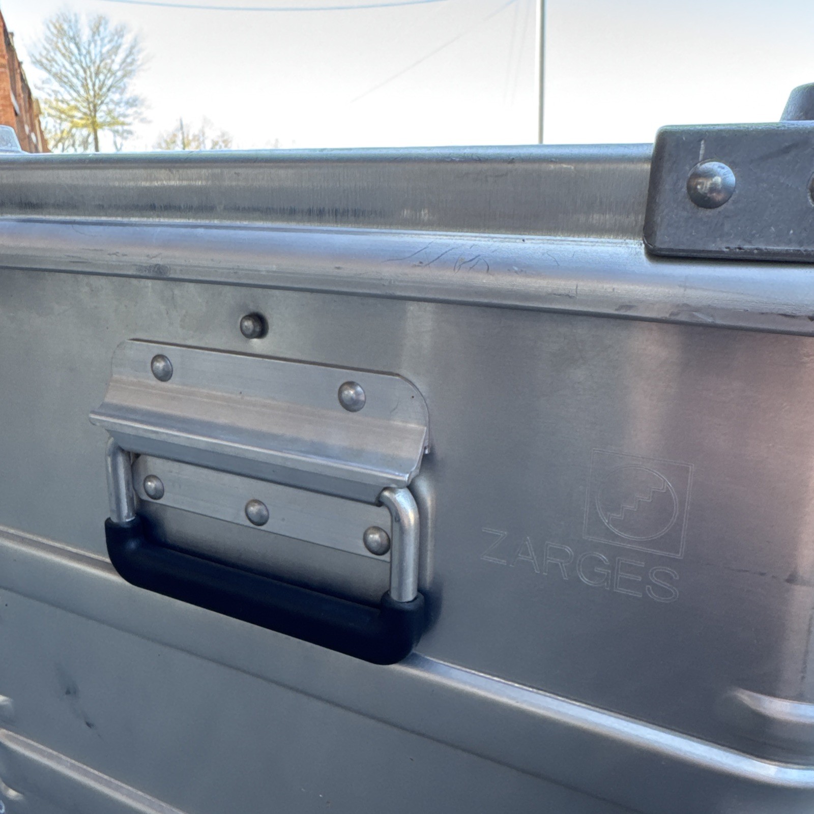 Zarges K470 Kiste Box Alukiste Alubox Transportkiste Lagerbox With Caster Wheels