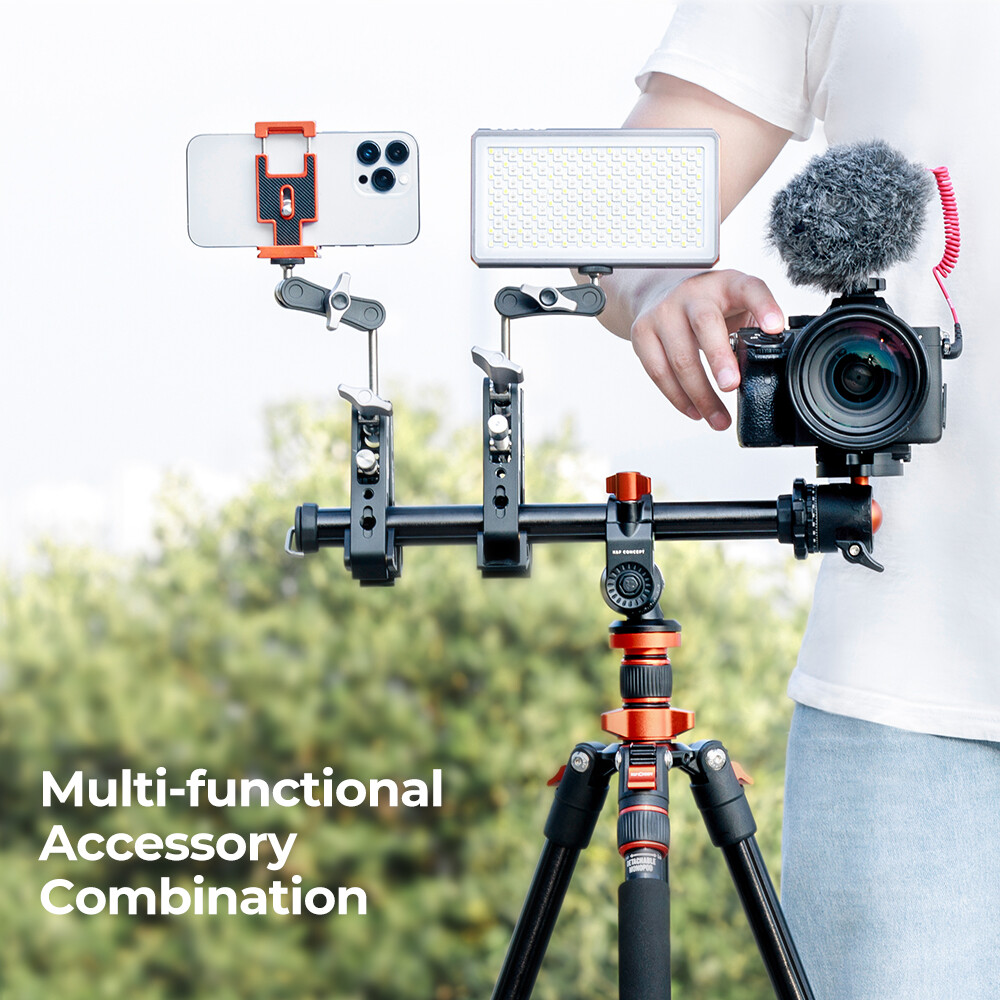 K&FConcept Magnesium Alloy Camera Tripod Multi-Angle Center Column Extension Arm