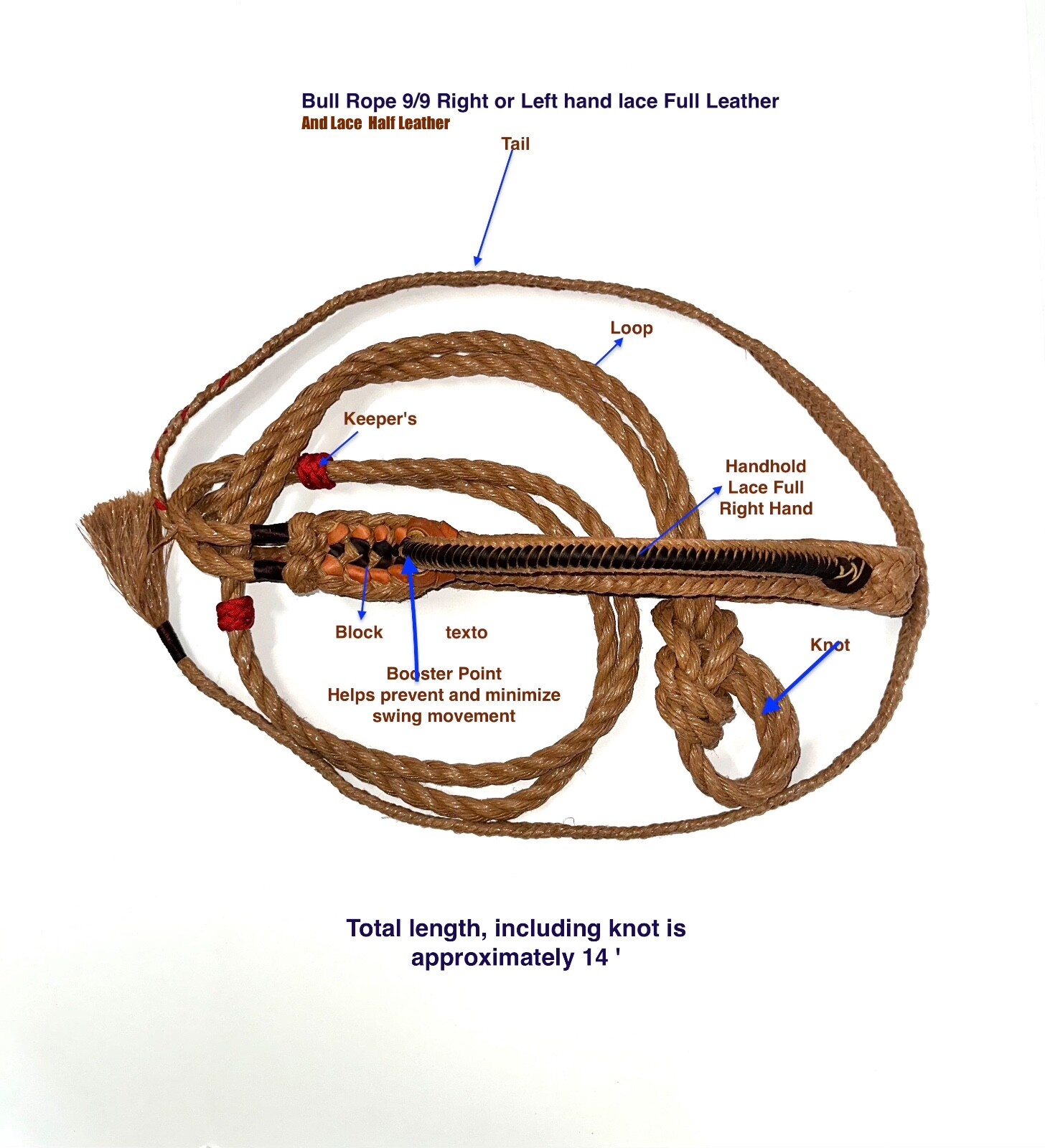 Bull Rope 9/5 Left Hand
