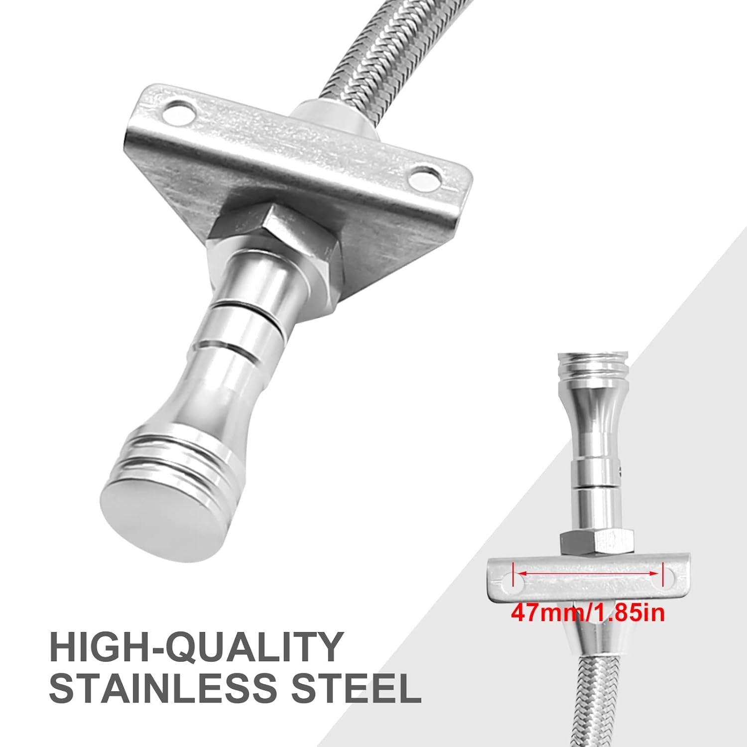 Flexible Stainless Transmission Dipstick For GM Chevy TH350 TH400 Turbo SBC BBC