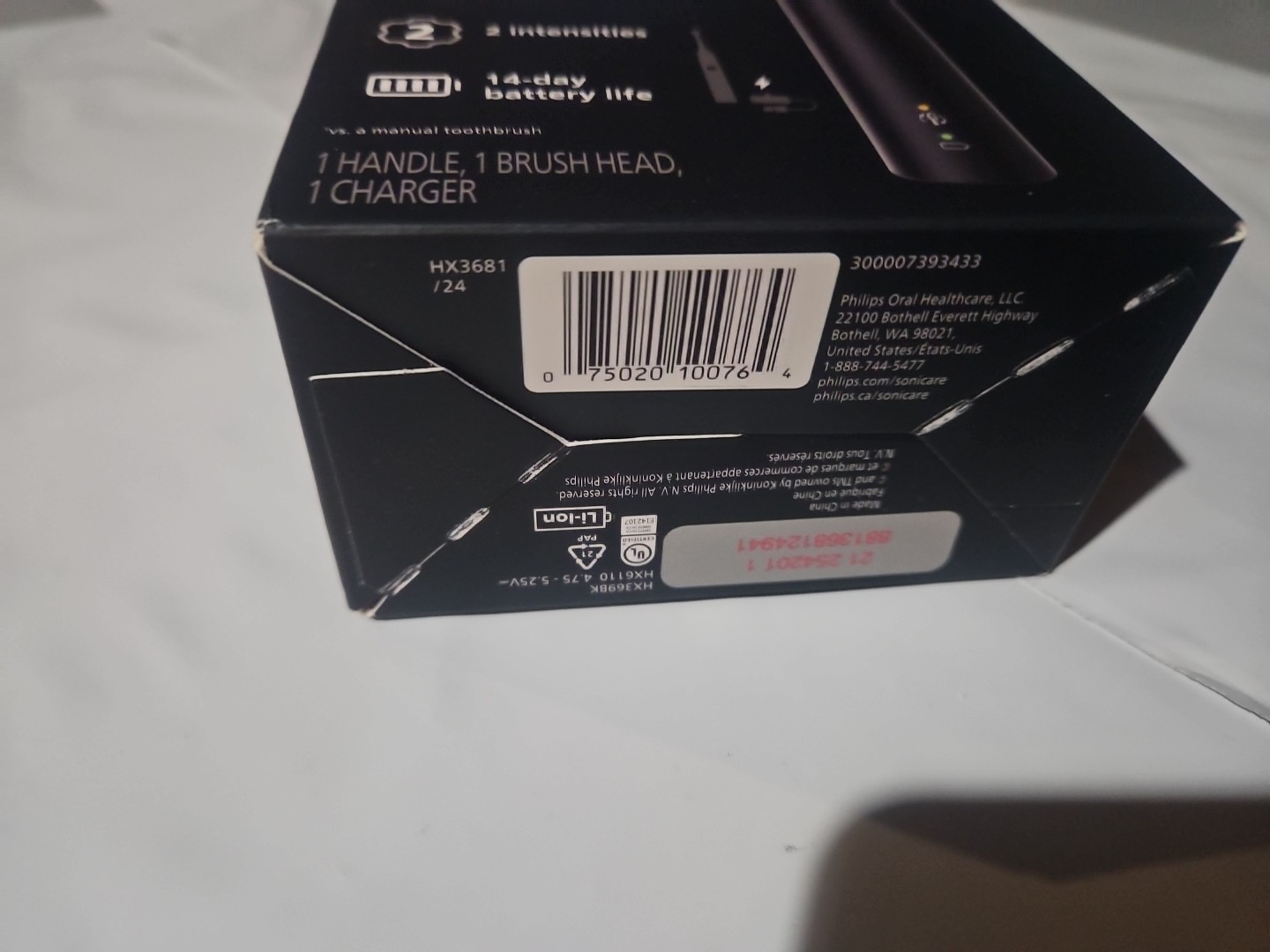 NEW Philips Sonicare 4100 Rechargeable Electric Toothbrush BLACK