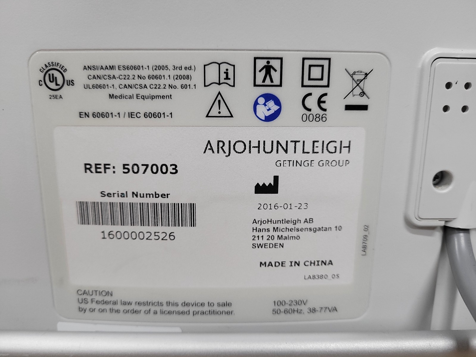 Huntleigh Flowtron Universal AC600/US DVT Pump Tested Working
