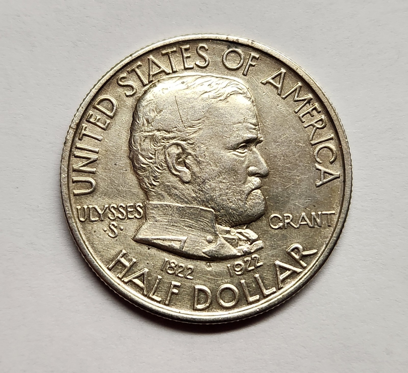 1922 Commemorative Grant Half Dollar – Nice Lustrous AU