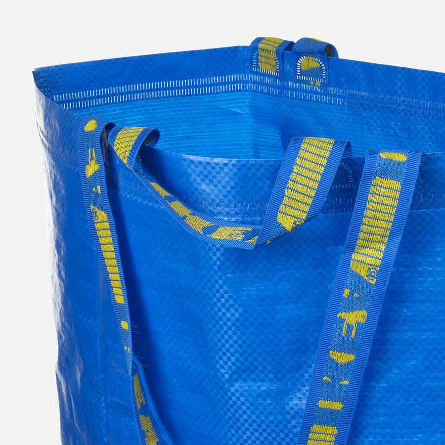 Medium Size IKEA Shopping Bag Blue Reusable Durable GroceryLaundry Frakta 10Gal