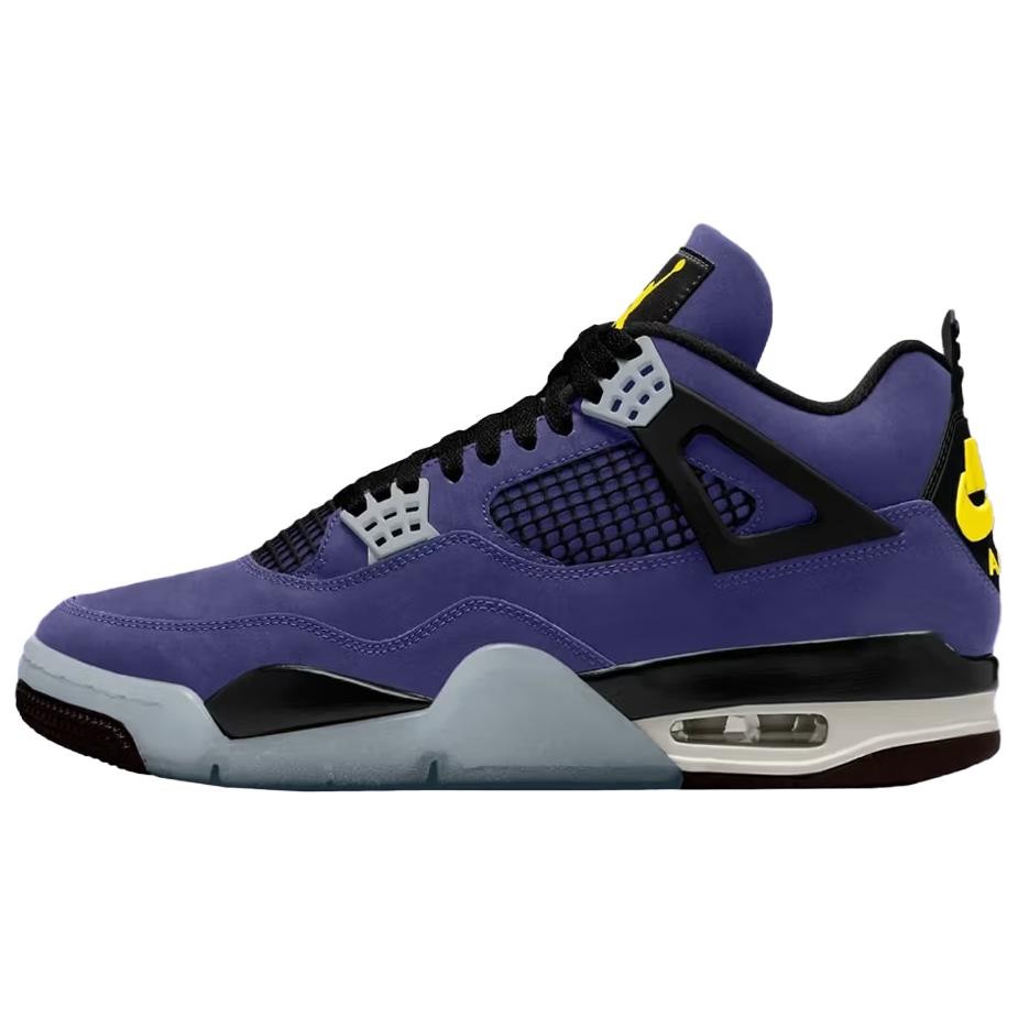 Nike Air Jordan 4 Retro 'Lakers' Jordan 4 AJ4 Imperial Purple FV5029-500 Men's