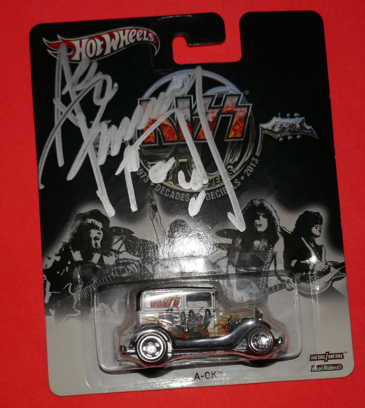 ACE FREHLEY autographed Hot Wheels KISS signed collectable!! JSA/COA  TRUE 1/1