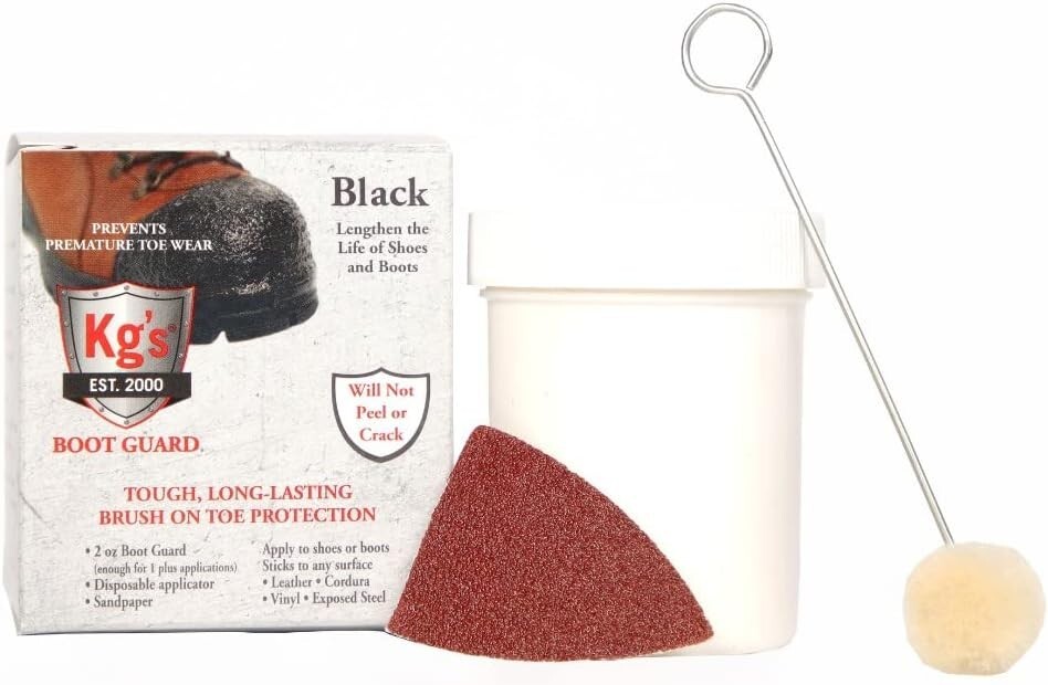 Kg's Boot Guard Brush On Toe Protection Liquid for Tough Long-Lasting Safety