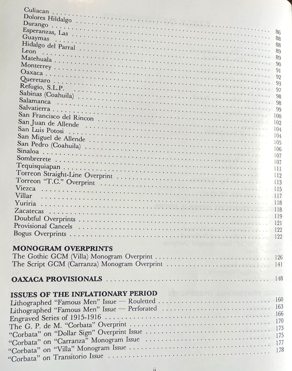 4-item lot Mexican Philately. Pulver Introduction, Maritime, Revolution British