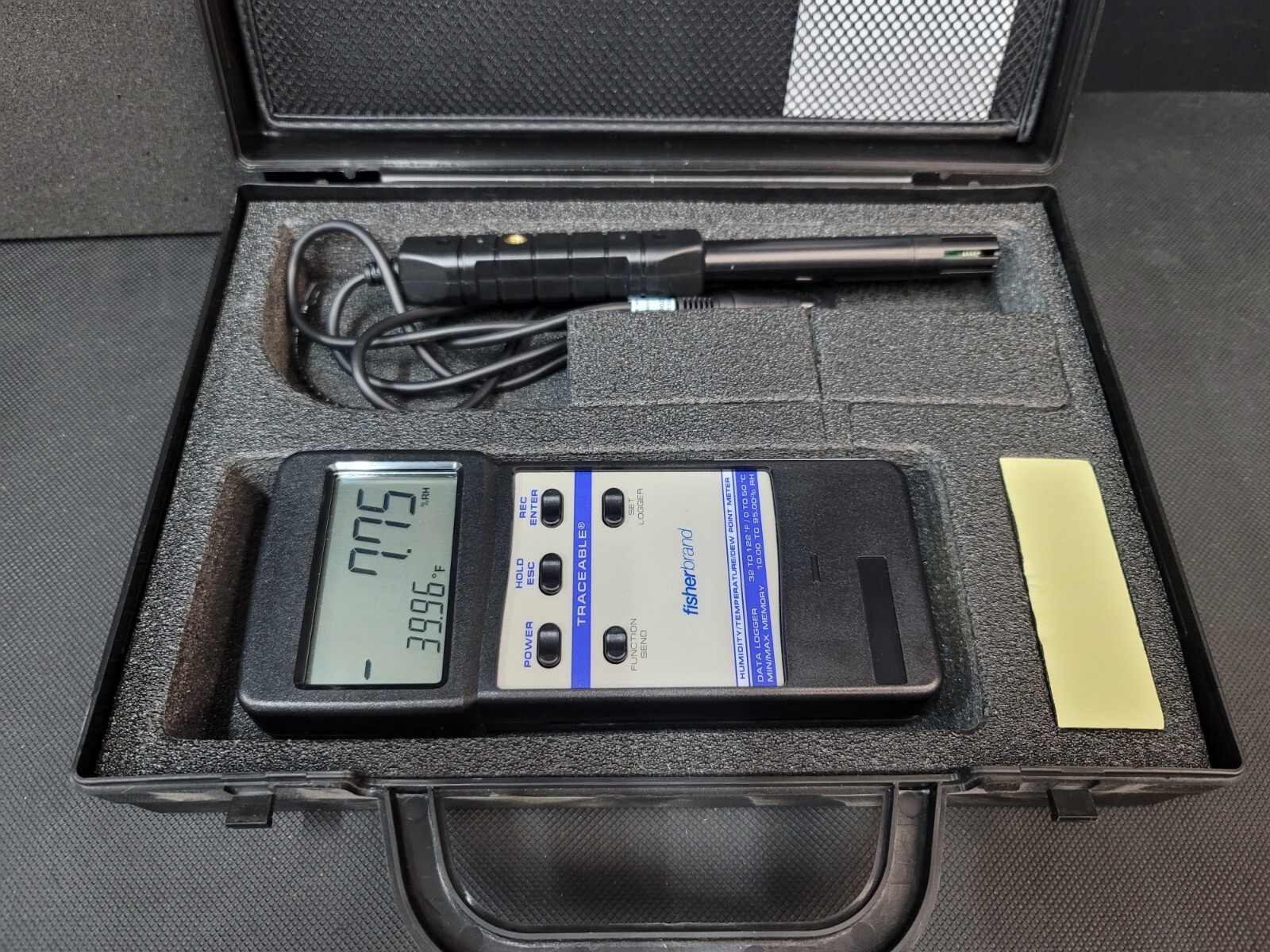 Fisherbrand Traceable Digital Hygrometer Thermometer Dewpoint