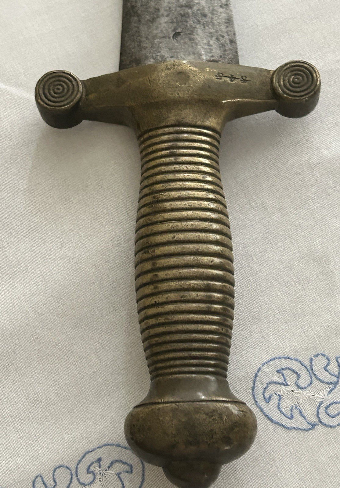 Antique US Civil War? French Artillery Short Sword W/Hallmarks