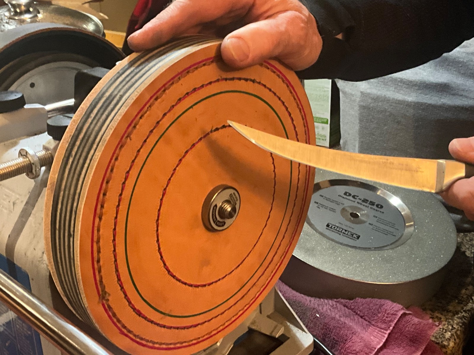 Tormek 8 10-Inch Leather Honing Wheel, New, Free Shipping